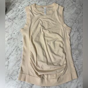Athleta Sleeveless Cream Top